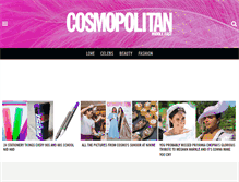 Tablet Screenshot of cosmopolitanme.com